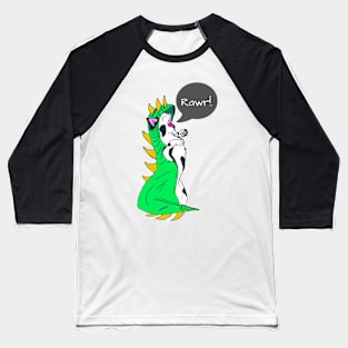 Dino-Cat Baseball T-Shirt